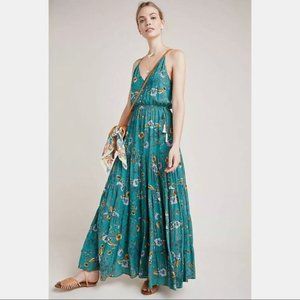 Anthropologie DOLAN Verdure Tiered Maxi Dress
